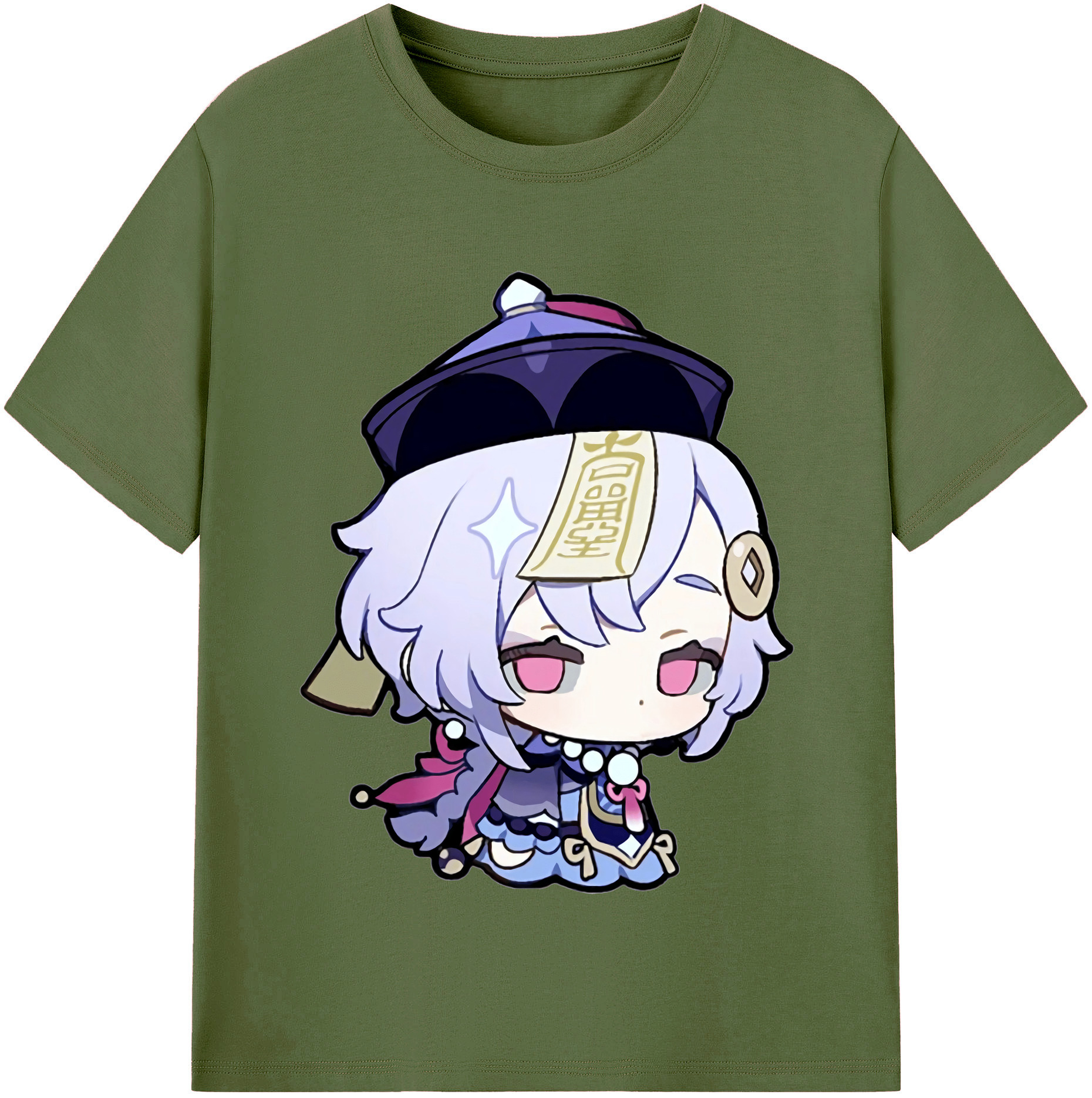 げんし神 七七 なな  genshin Nana 綿100％半袖Tシャツ（フロントプリント）